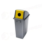 GETTACARTE CON COPERCHIO FORO FRONTALE GIALLO - OFFICE 60 - 114216 - ATTREZZATURA