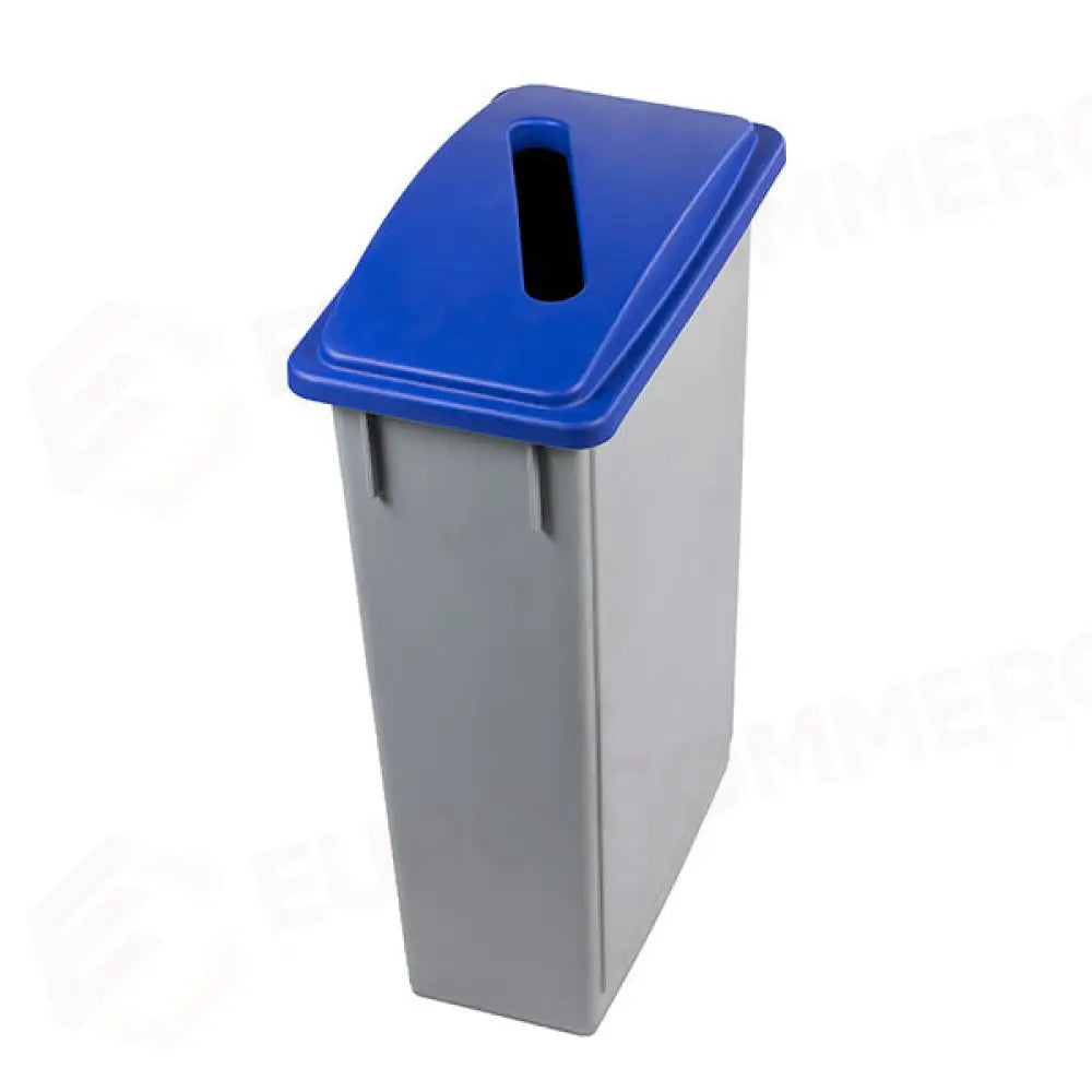 GETTACARTE CON COPERCHIO FORO SUPERIORE BLU - OFFICE 90 - 102205 - ATTREZZATURA