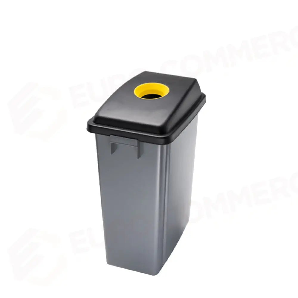 GETTACARTE CON COPERCHIO FORO SUPERIORE GIALLO - OFFICE 60 - 114206 - ATTREZZATURA