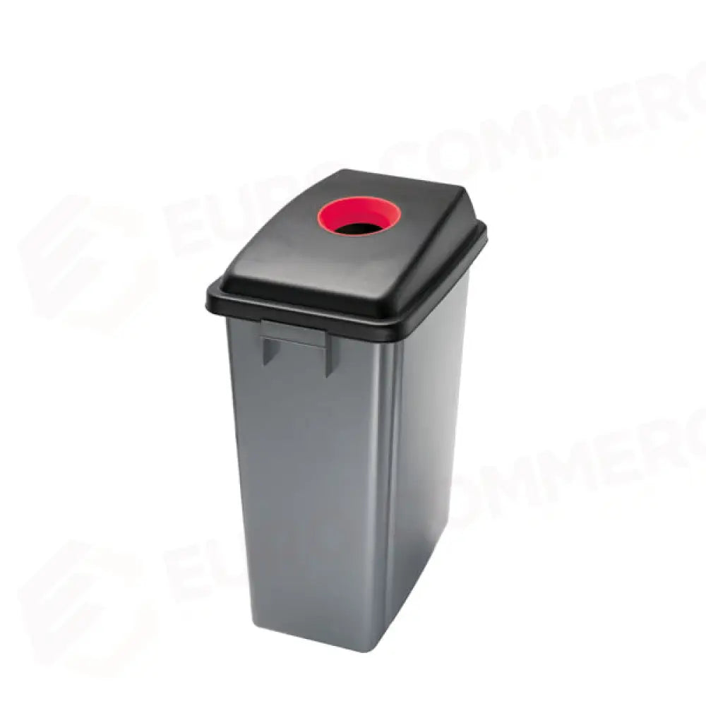 GETTACARTE CON COPERCHIO FORO SUPERIORE ROSSO - OFFICE 60 - 114207 - ATTREZZATURA