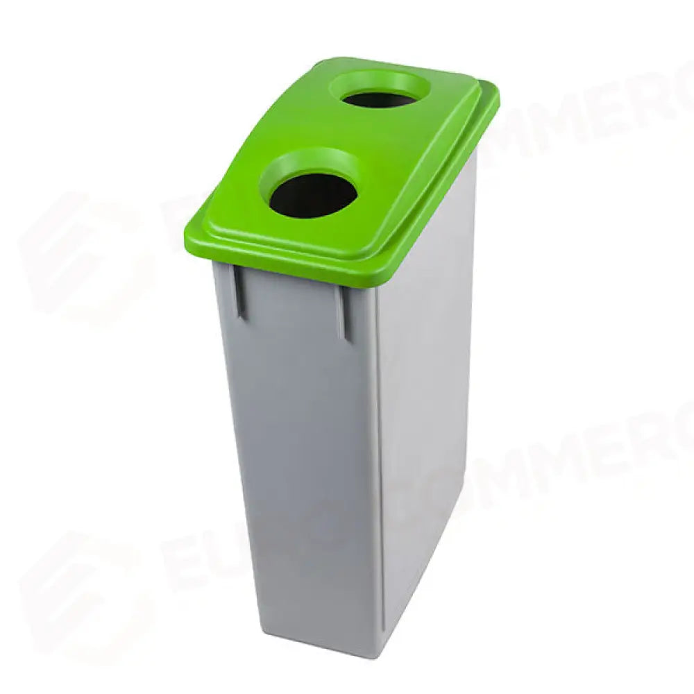 GETTACARTE CON COPERCHIO FORO SUPERIORE VERDE - OFFICE 90 - 102208 - ATTREZZATURA