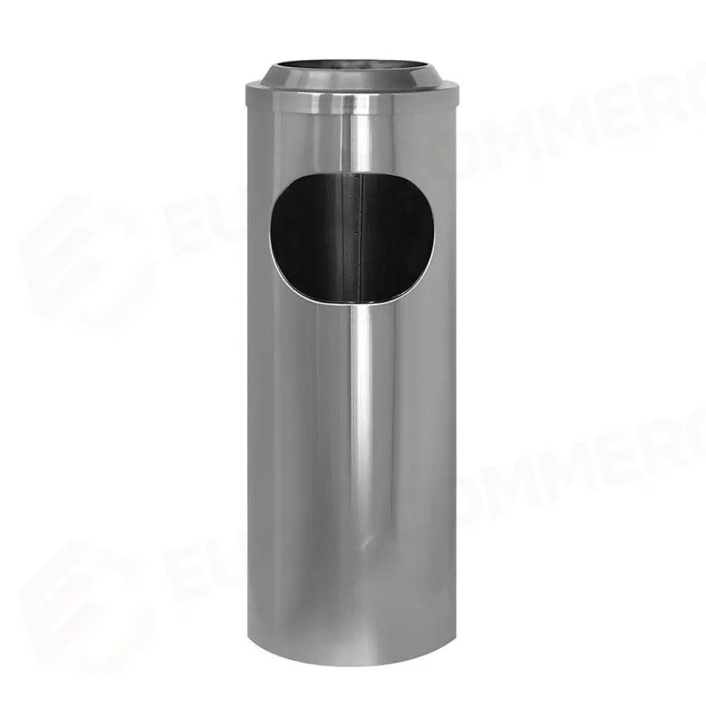 GETTACARTE/POSACENERE INOX COPERCHIO A RETE Ø CM 20X60 H - 2506 - METALCARRELLI - ATTREZZATURA PROFESSIONALE