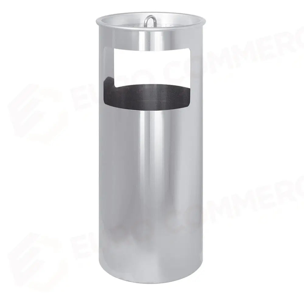 GETTACARTE/POSACENERE INOX COPERCHIO A RETE Ø CM 25X62H - 2531 - METALCARRELLI - CARRELLI