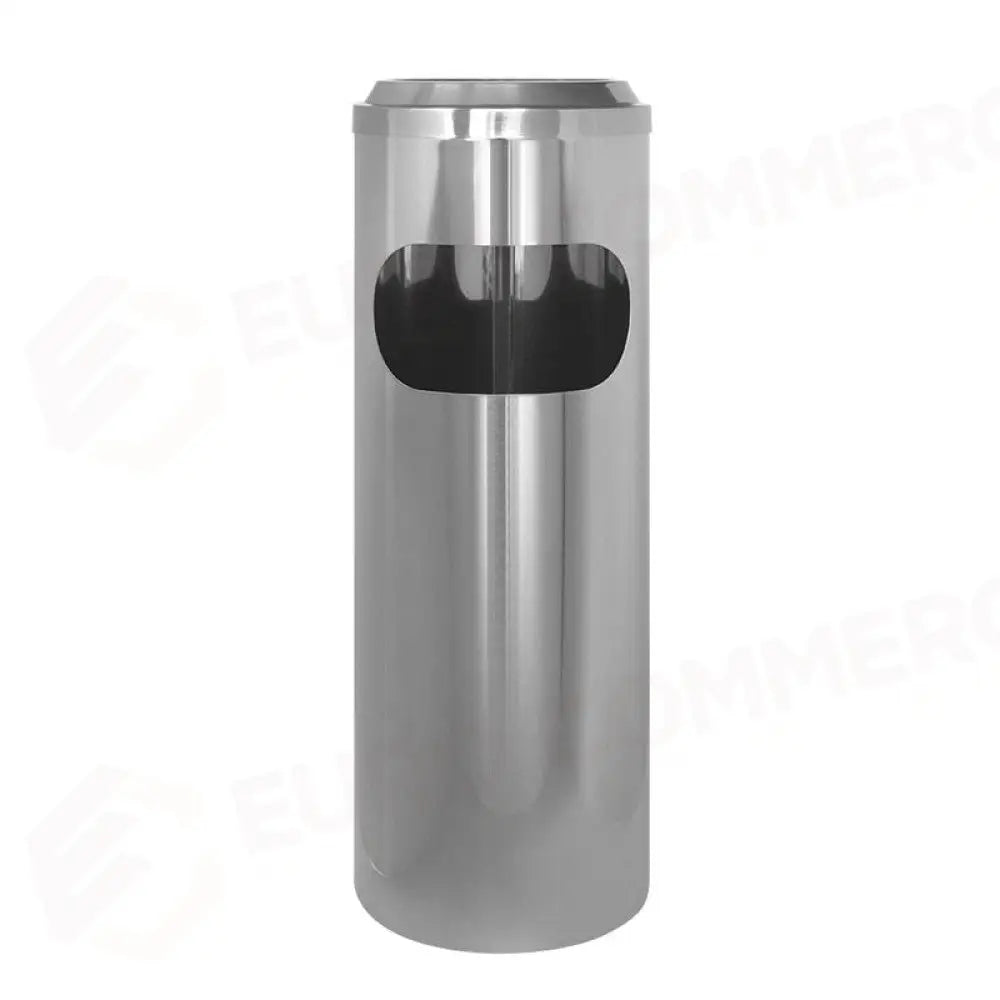 GETTACARTE/POSACENERE INOX COPERCHIO A RETE Ø CM 25X69H - 2510 - METALCARRELLI - CARRELLI