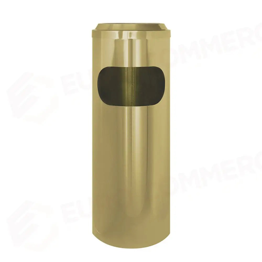 GETTACARTE/POSACENERE OTTONATO COPERCHIO A RETE Ø CM 25X69H - 2512 - METALCARRELLI - CARRELLI