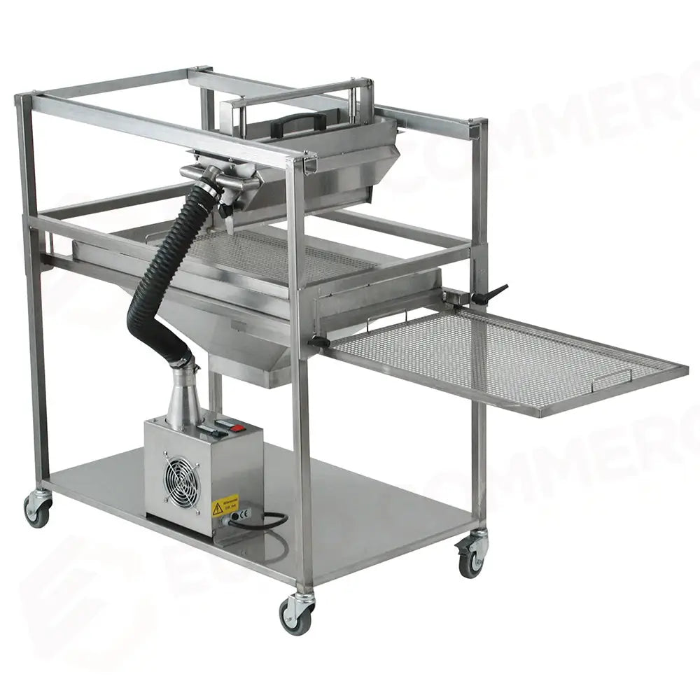GLASSATRICE PER CIOCCOLATO ZUCCHERO FONDANT E MOLTO ALTRO 1100X600X1010 MM - GLASS-ICE - PAVONI ITALIA - ATTREZZATURA