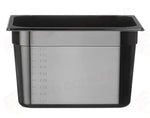 GN 1/2 CONTENITORE COOL HENDI 6,1L NERO 325X265X(H)100MM - 882108