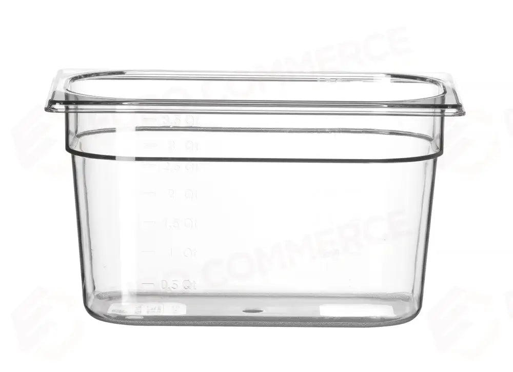 GN 1/4 CONTENITORE COOL HENDI 2,6L TRASPARENTE 265X163X(H)100MM - 882252