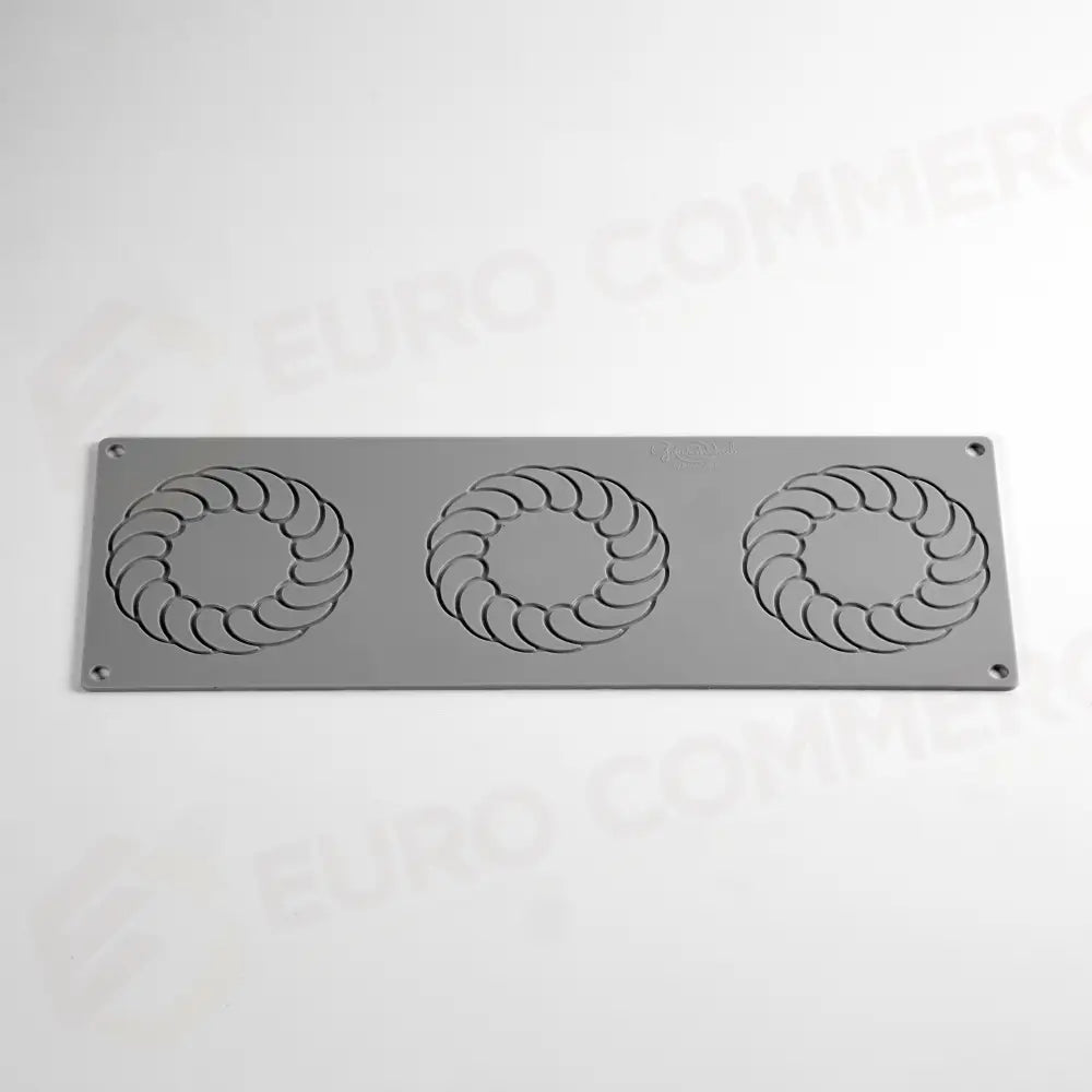 GOURMAND BLADE FRAME STAMPO IN SILICONE 395X140 MM - 3 IMPRONTE MM Ø 110XH 1,5 - GG062S - PAVONI ITALIA - STAMPI