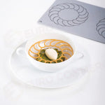 GOURMAND BLADE FRAME STAMPO IN SILICONE 395X140 MM - 3 IMPRONTE MM Ø 110XH 1,5 - GG062S - PAVONI ITALIA - STAMPI