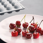 GOURMAND CHERRY STAMPO IN SILICONE 300X175 MM - 35 IMPRONTE MM Ø26XH 12 - VOL. ~ 8 ML - GG016S - PAVONI ITALIA - STAMPI