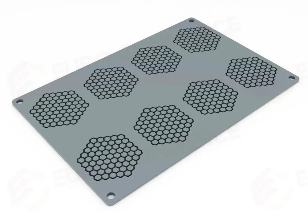 GOURMAND HONEY COMB STAMPO IN SILICONE 300X200 MM - 8 IMPRONTE MM 67,5X60,5XH 2 - VOL. - GG047S - PAVONI ITALIA - STAMPI