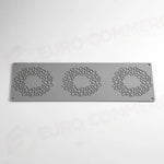 GOURMAND JASMINE FRAME STAMPO IN SILICONE 395X140 MM - 3 IMPRONTE MM Ø 115XH 1,5 - GG061S - PAVONI ITALIA - STAMPI