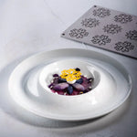 GOURMAND MANDALA STAMPO IN SILICONE 300X200 MM - 12 IMPRONTE MM Ø 55XH 2 - GG063S - PAVONI ITALIA - STAMPI