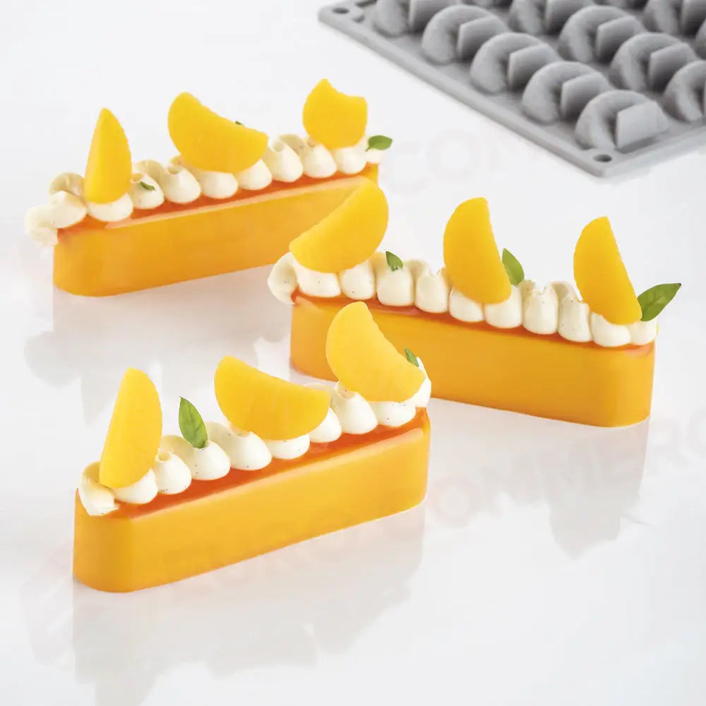 GOURMAND MANDARIN STAMPO IN SILICONE 300X175 MM - 30 IMPRONTE MM 38X22XH 15 - VOL. ~ 5 - GG024S - PAVONI ITALIA - STAMPI