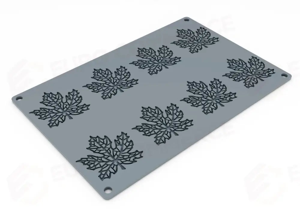 GOURMAND MAPLE STAMPO IN SILICONE 300X200 MM - 8 IMPRONTE MM 66X62,5XH 2 - VOL. ~ 3 ML - GG049S - PAVONI ITALIA - STAMPI