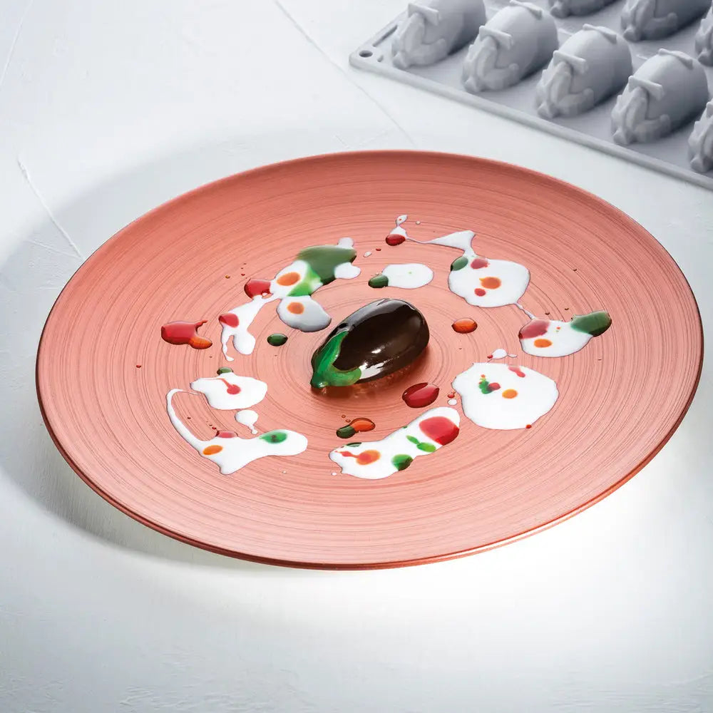 GOURMAND MELANZANA STAMPO IN SILICONE 300X175 MM - 12 IMPRONTE MM 67X35X H 25 - VOL. ~ - GG055S - PAVONI ITALIA - STAMPI