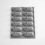 GOURMAND MELANZANA STAMPO IN SILICONE 300X175 MM - 12 IMPRONTE MM 67X35X H 25 - VOL. ~ - GG055S - PAVONI ITALIA - STAMPI