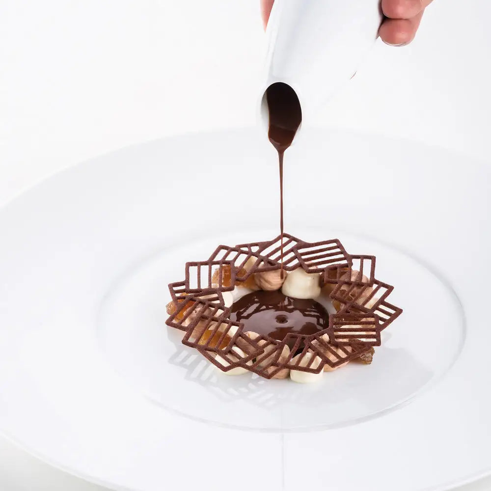 GOURMAND MOSAIC FRAME STAMPO IN SILICONE 395X140 MM - 3 IMPRONTE MM Ø 115XH 1,5 - GG059S - PAVONI ITALIA - STAMPI