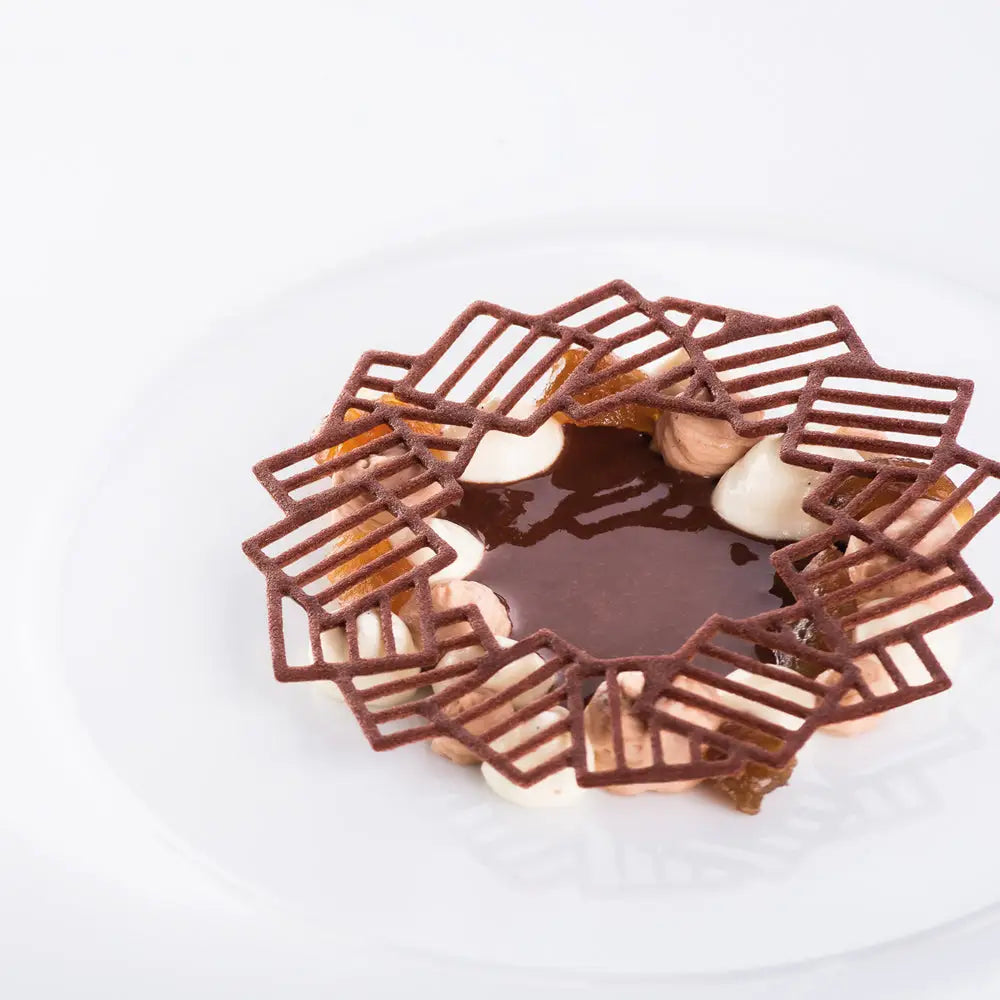 GOURMAND MOSAIC FRAME STAMPO IN SILICONE 395X140 MM - 3 IMPRONTE MM Ø 115XH 1,5 - GG059S - PAVONI ITALIA - STAMPI