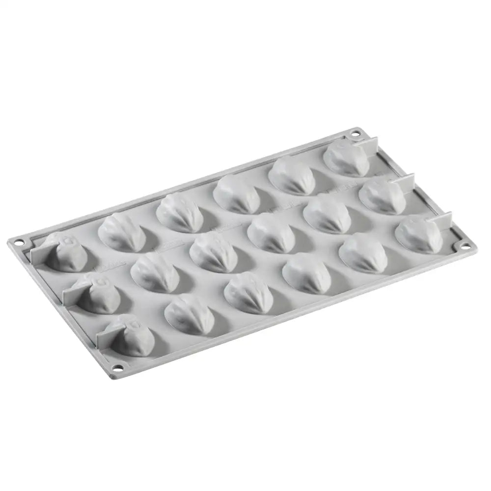 GOURMAND NUTSHELL STAMPO IN SILICONE 300X175 MM - 18 IMPRONTE MM 38X28XH 16 - VOL. ~ 8 M - GG015S - PAVONI ITALIA