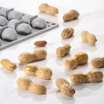GOURMAND PEANUT STAMPO IN SILICONE 300X175 MM - 24 IMPRONTE MM 47X19XH 16 - VOL. ~ 7 ML - GG014S - PAVONI ITALIA