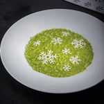 GOURMAND SNOWFLAKE STAMPO IN SILICONE 300X200 MM - 52 IMPRONTE MM Ø 23 - Ø 35 - Ø 46 - Ø 57 H 1,5 - GG065S - PAVONI