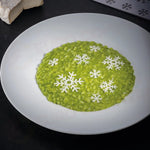 GOURMAND SNOWFLAKE STAMPO IN SILICONE 300X200 MM - 52 IMPRONTE MM Ø 23 - Ø 35 - Ø 46 - Ø 57 H 1,5 - GG065S - PAVONI