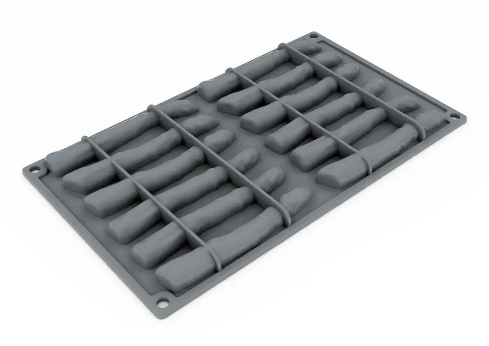 GOURMAND STAMPO IN SILICONE 300 X 175 MM - 12 IMPRONTE ASPARAGO MAX 129 X 19 X H 14 MM VOL. 15 ML - GG034S - PAVONI
