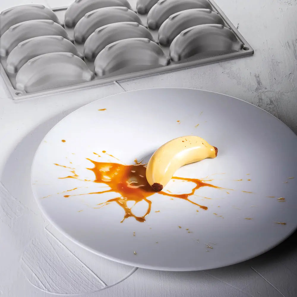 GOURMAND STAMPO IN SILICONE 300 X 175 MM - 12 IMPRONTE BABY BANANA MAX 90 X 40,5 X H 25 MM VOL. 40 ML - GG035S - PAVONI