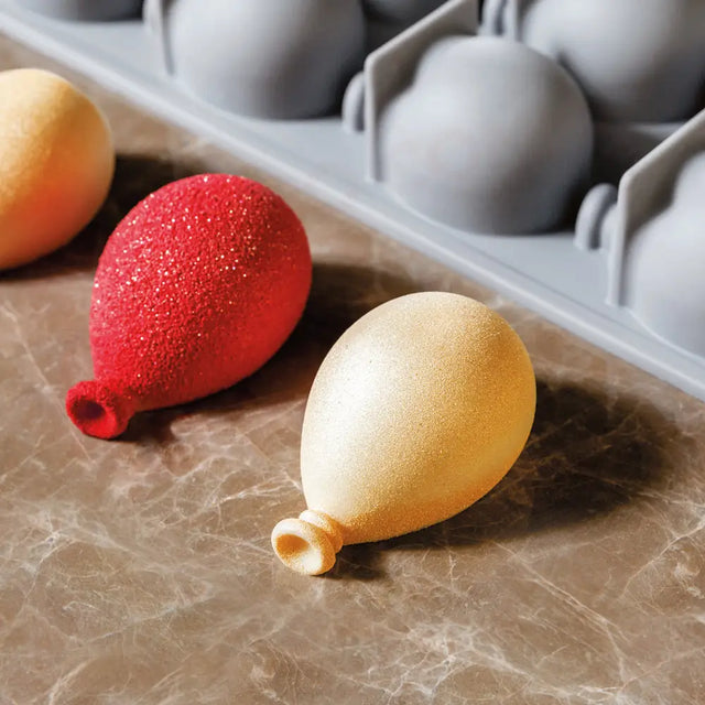 GOURMAND STAMPO IN SILICONE 300 X 175 MM - 12 IMPRONTE BALLOON 66 X 43 X H 34 MM, VOL. 47 - GG052S - PAVONI ITALIA