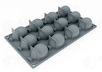 GOURMAND STAMPO IN SILICONE 300 X 175 MM - 12 IMPRONTE BALLOON 66 X 43 X H 34 MM VOL. 47 - GG052S - PAVONI ITALIA