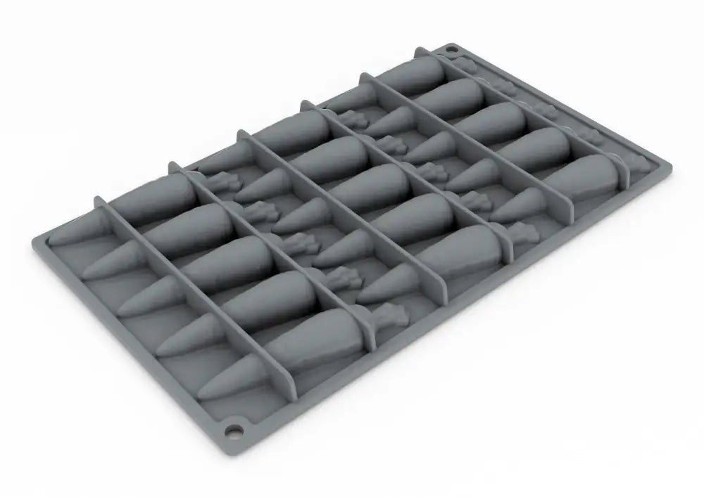 GOURMAND STAMPO IN SILICONE 300 X 175 MM - 15 IMPRONTE CAROTA 105,5 X 21 X H 16 MM VOL. 1 - GG046S - PAVONI ITALIA