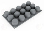 GOURMAND STAMPO IN SILICONE 300 X 175 MM - 15 IMPRONTE GALA (MELA) Ø 45 X H 37,5 MM VOL. - GG036S - PAVONI ITALIA