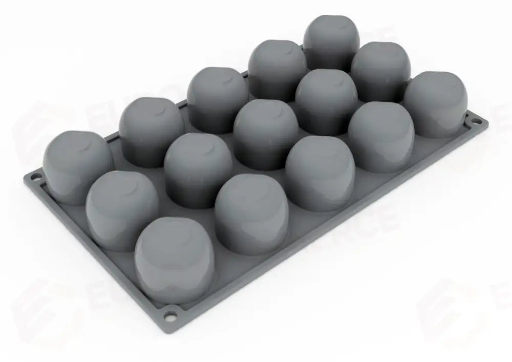 GOURMAND STAMPO IN SILICONE 300 X 175 MM - 15 IMPRONTE GALA (MELA) Ø 45 X H 37,5 MM VOL. - GG036S - PAVONI ITALIA
