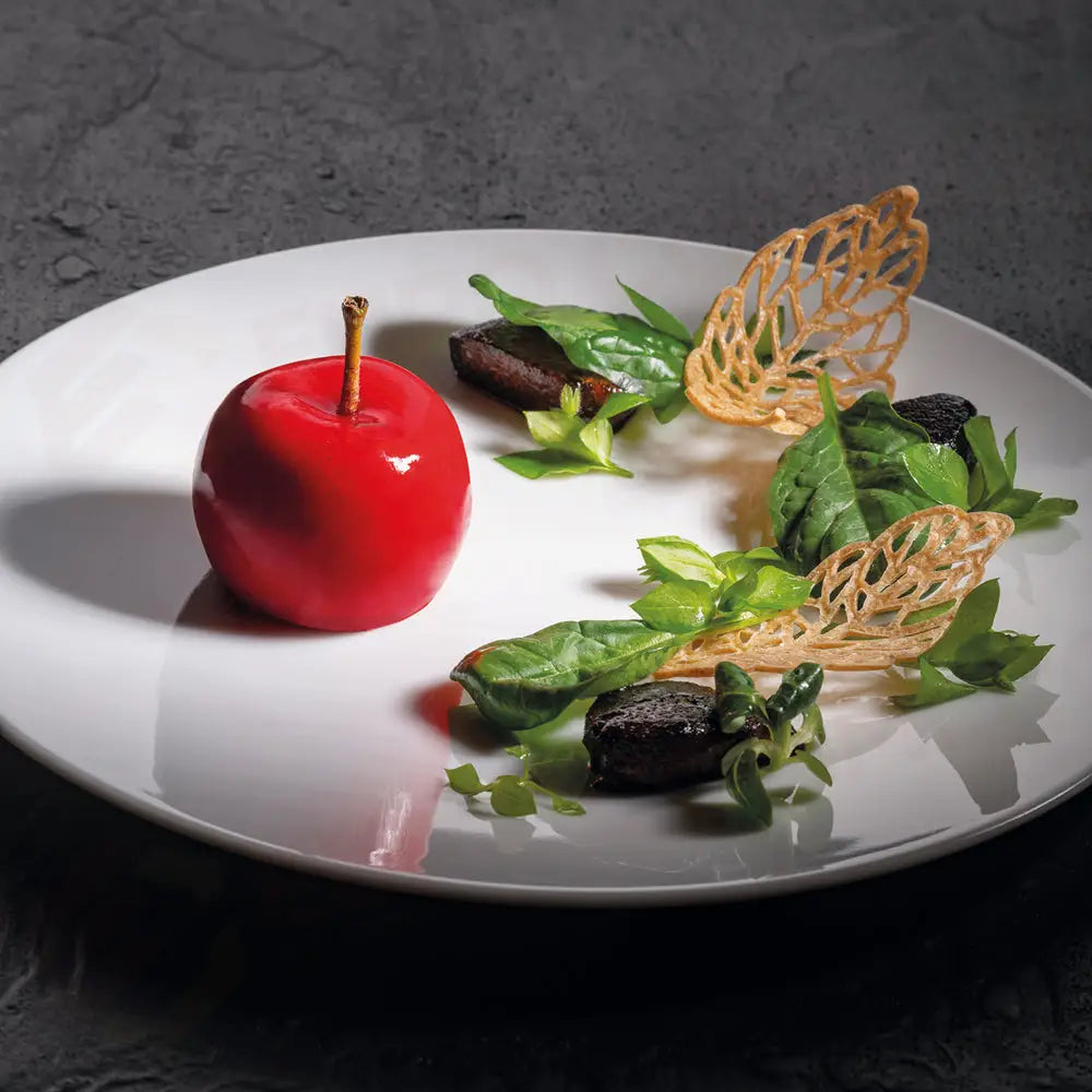 GOURMAND STAMPO IN SILICONE 300 X 175 MM - 15 IMPRONTE GALA (MELA) Ø 45 X H 37,5 MM VOL. - GG036S - PAVONI ITALIA