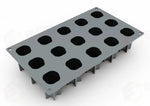 GOURMAND STAMPO IN SILICONE 300 X 175 MM - 15 IMPRONTE KAISER (PERA) Ø 43 X H 55 MM VOL. 4 - GG037S - PAVONI ITALIA