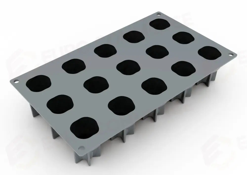 GOURMAND STAMPO IN SILICONE 300 X 175 MM - 15 IMPRONTE KAISER (PERA) Ø 43 X H 55 MM VOL. 4 - GG037S - PAVONI ITALIA