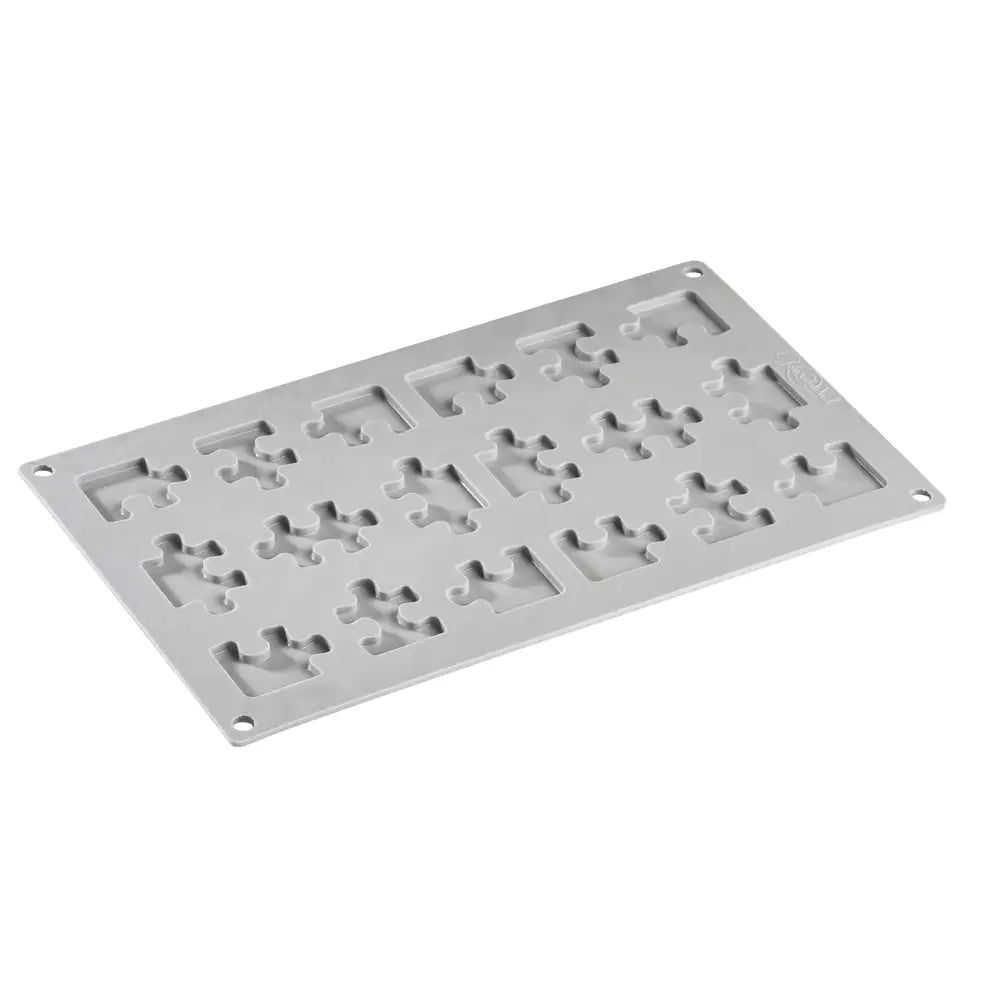 GOURMAND STAMPO IN SILICONE 300 X 175 MM - 18 IMPRONTE PUZZLE 90 X 90 X H 4 MM VOL. 31 ML - GG018S - PAVONI ITALIA