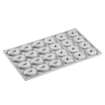 GOURMAND STAMPO IN SILICONE 300 X 175 MM - 24 IMPRONTE OVALI 40 X 28 X H 10 MM - QUADRATO 31 X 31 X H 10 MM VOL. 10 ML