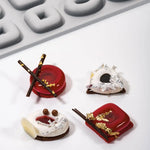 GOURMAND STAMPO IN SILICONE 300 X 175 MM - 24 IMPRONTE TRIANGOLI 33 X 32 X H 10 MM - TONDO Ø 34 X H 9 MM VOL. 6 ML