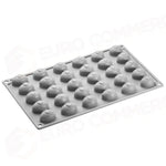 GOURMAND STAMPO IN SILICONE 300 X 175 MM - 30 IMPRONTE OLIVE 32 X 22 X H 18 MM VOL. 7 ML - GG012S - PAVONI ITALIA