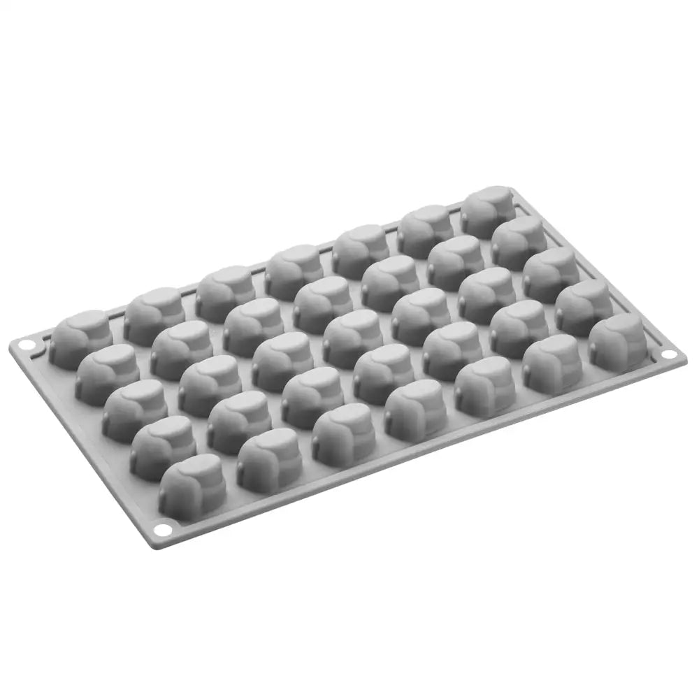 GOURMAND STAMPO IN SILICONE 300 X 175 MM - 35 IMPRONTE GHIANDA 31 X 23 X H 19 MM VOL. 6 M - GG026S - PAVONI ITALIA