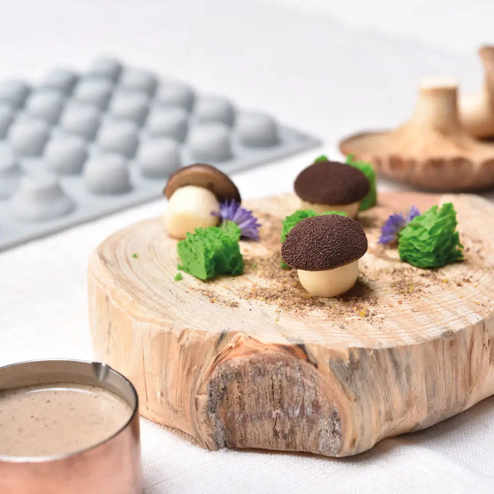 GOURMAND STAMPO IN SILICONE 300 X 175 MM - 40 IMPRONTE FUNGHI 28 X 29 X H 27 MM (FUNGO COMPLETO) VOL. 8 ML - GG025S