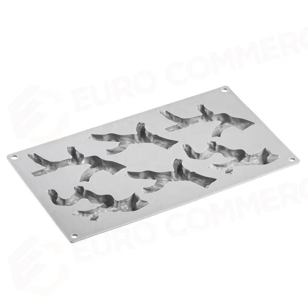 GOURMAND STAMPO IN SILICONE 300 X 175 MM - 6 IMPRONTE RAMI 120 X 69 X H 18 MM VOL. 32 ML - GG023S - PAVONI ITALIA