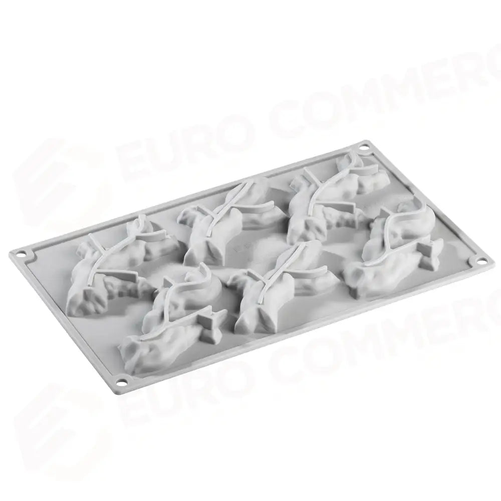 GOURMAND STAMPO IN SILICONE 300 X 175 MM - 6 IMPRONTE RAMI 120 X 69 X H 18 MM VOL. 32 ML - GG023S - PAVONI ITALIA