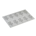 GOURMAND STAMPO IN SILICONE 300 X 200 MM - 10 IMPRONTE RAMI 78 X 48 X H 2 MM VOL. 2 ML - GG031S - PAVONI ITALIA - STAMPI