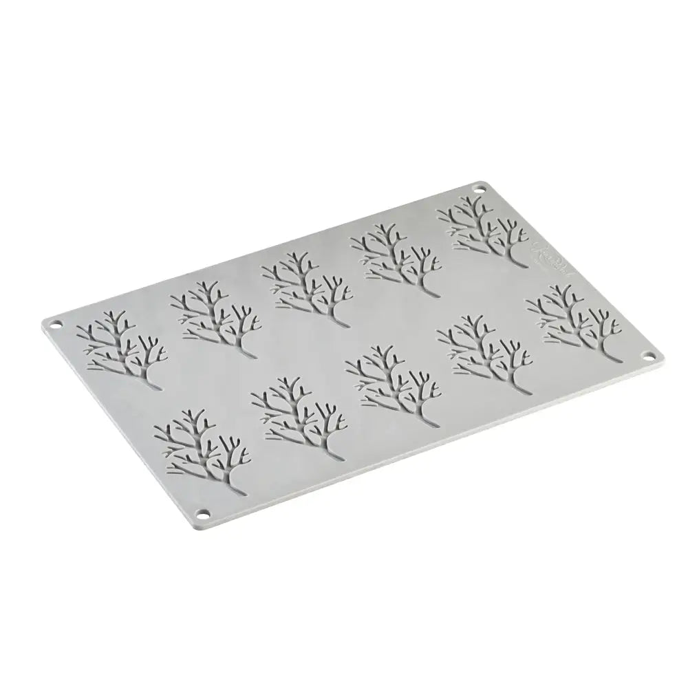 GOURMAND STAMPO IN SILICONE 300 X 200 MM - 10 IMPRONTE RAMI 78 X 48 X H 2 MM VOL. 2 ML - GG031S - PAVONI ITALIA - STAMPI