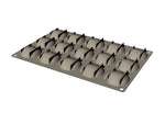 GOURMAND STAMPO IN SILICONE 300 X 200 MM - 15 IMPRONTE CAPESANTE 50 X 50 X H 15 MM VOL. 1 - GG032S - PAVONI ITALIA