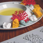 GOURMAND STAMPO IN SILICONE 300 X 200 MM - 8 IMPRONTE ALGHE 75 X 59 X H 2 MM VOL. 4 ML - GG027S - PAVONI ITALIA - STAMPI